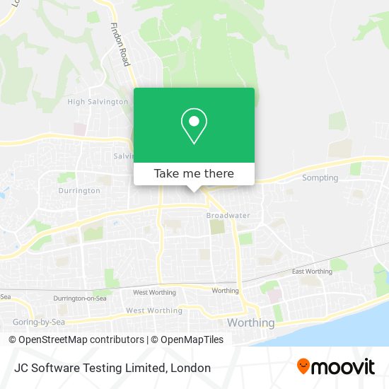 JC Software Testing Limited map