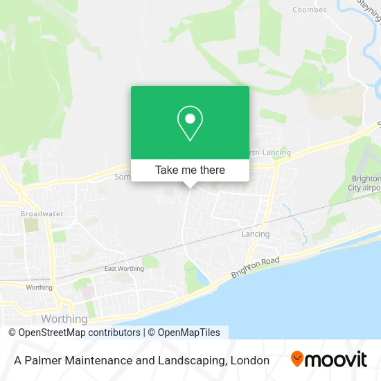 A Palmer Maintenance and Landscaping map