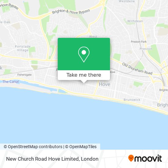 New Church Road Hove Limited map