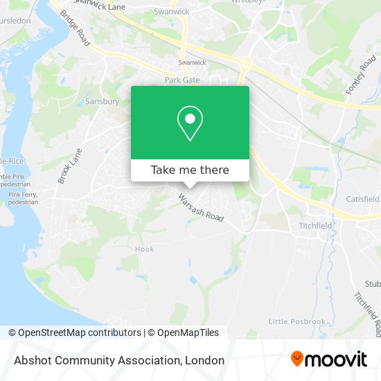 Abshot Community Association map