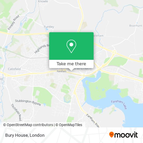 Bury House map