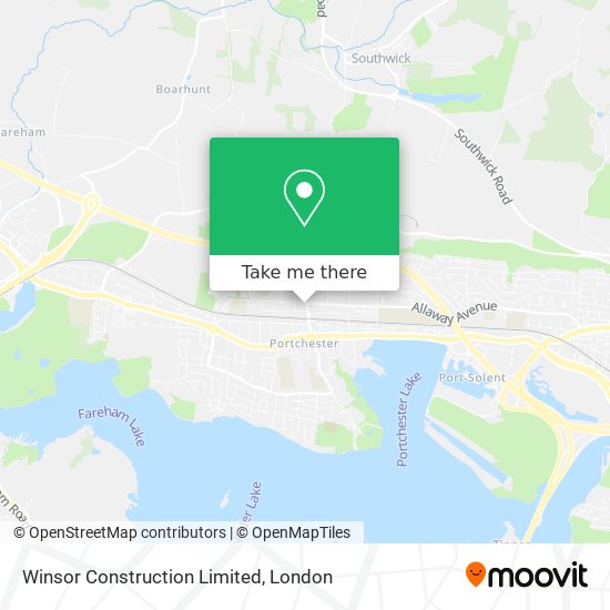 Winsor Construction Limited map