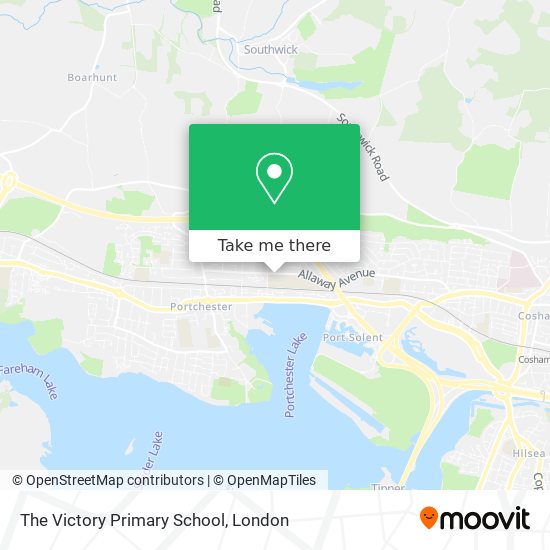 The Victory Primary School map