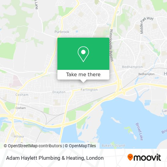 Adam Haylett Plumbing & Heating map