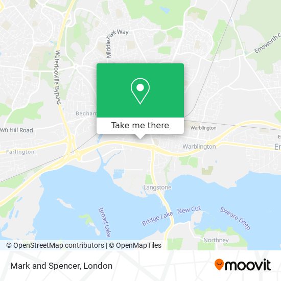 Mark and Spencer map