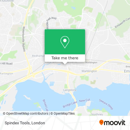 Spindex Tools map