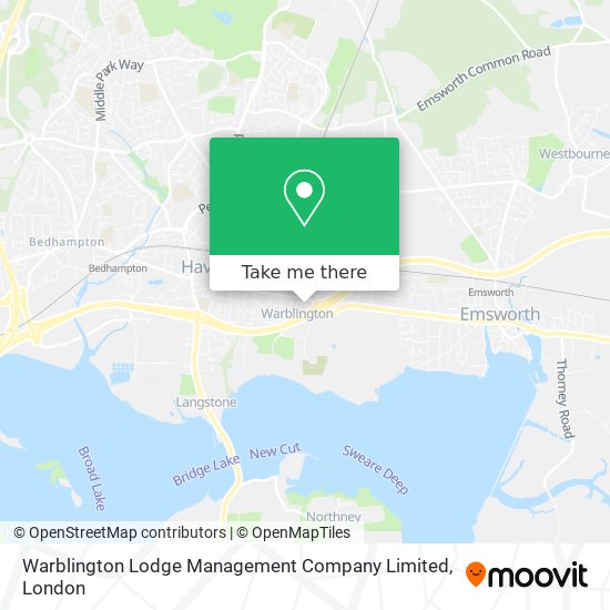 Warblington Lodge Management Company Limited map