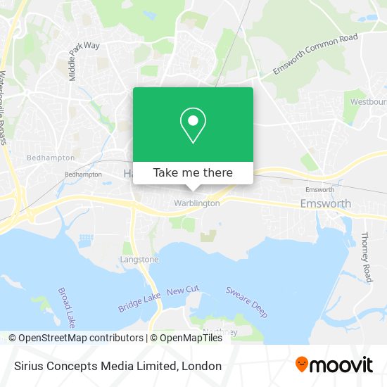 Sirius Concepts Media Limited map