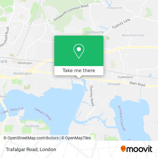 Trafalgar Road map