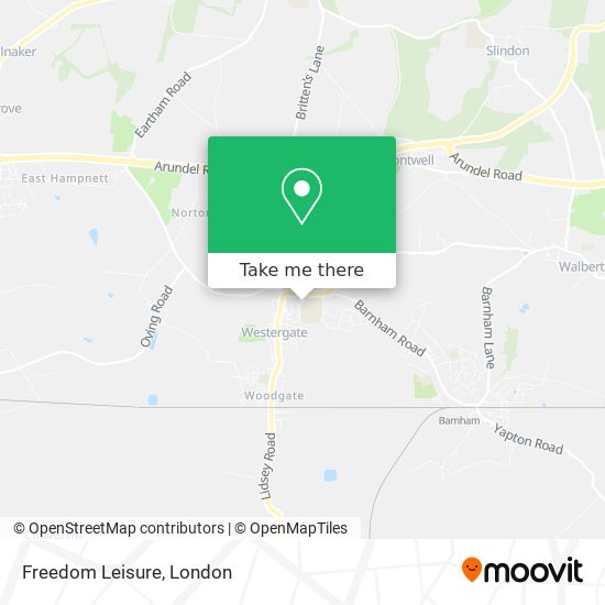 Freedom Leisure map