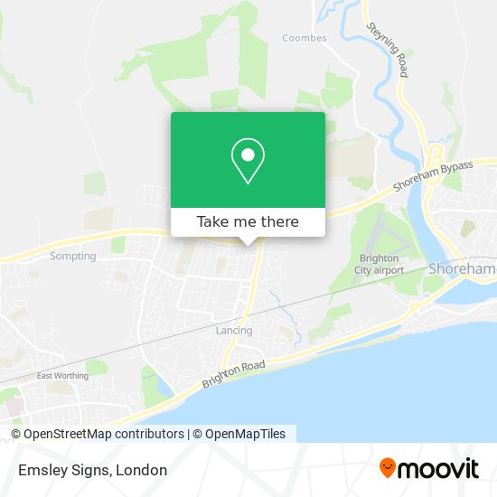 Emsley Signs map