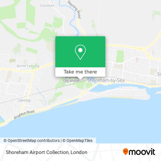 Shoreham Airport Collection map
