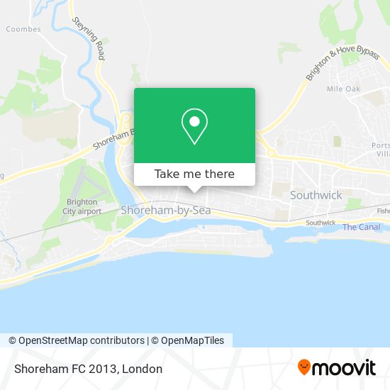 Shoreham FC 2013 map