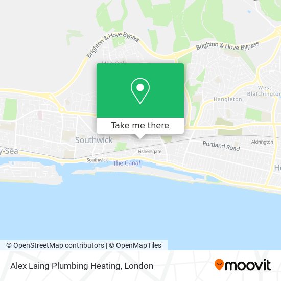 Alex Laing Plumbing Heating map