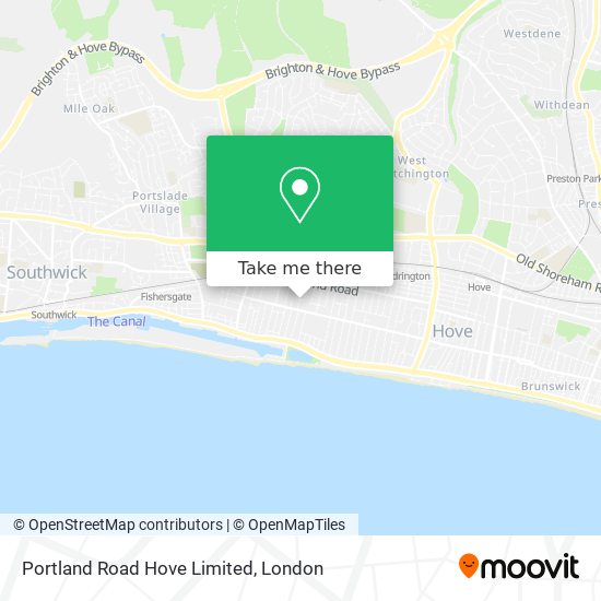 Portland Road Hove Limited map