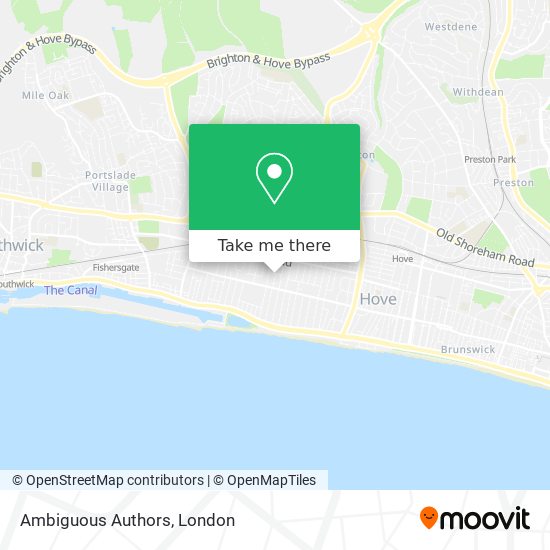 Ambiguous Authors map