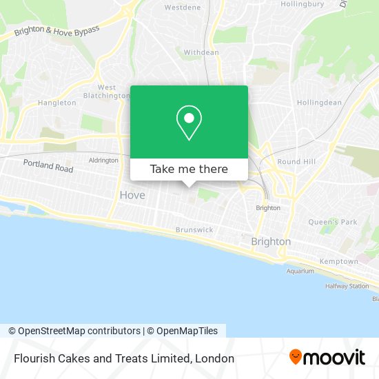 Flourish Cakes and Treats Limited map