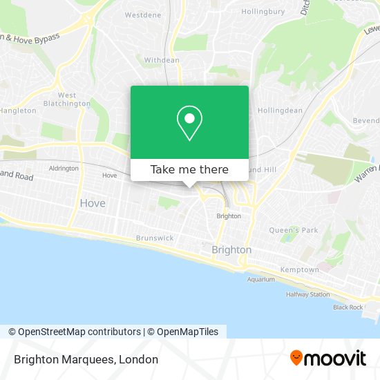 Brighton Marquees map