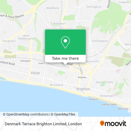 Denmark Terrace Brighton Limited map