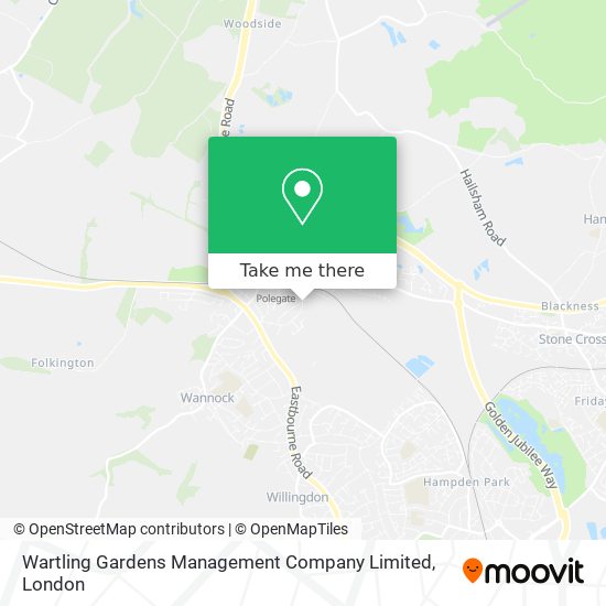 Wartling Gardens Management Company Limited map