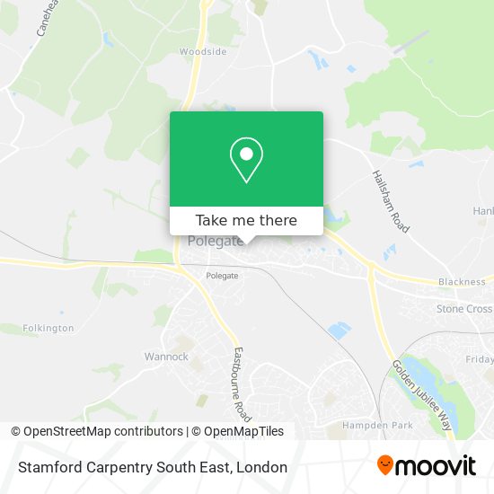 Stamford Carpentry South East map