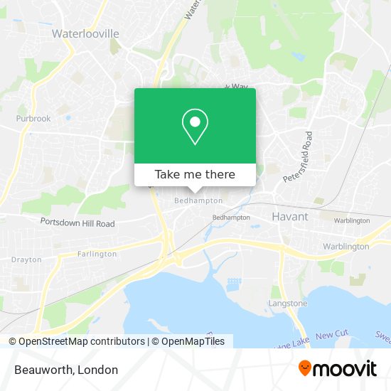 Beauworth map