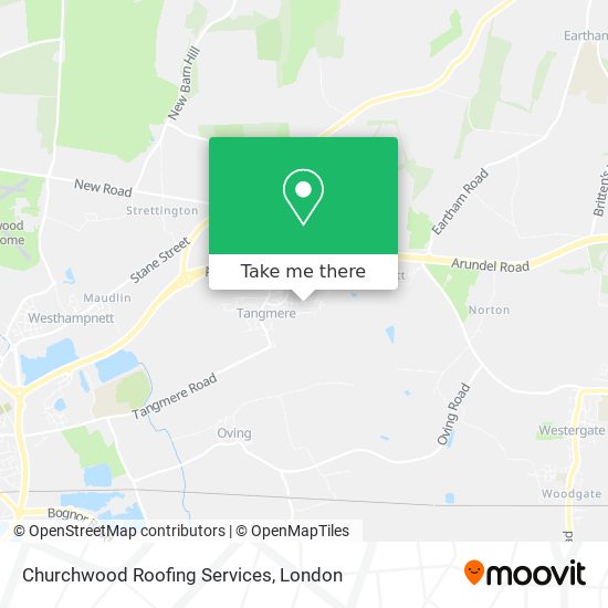 Churchwood Roofing Services map