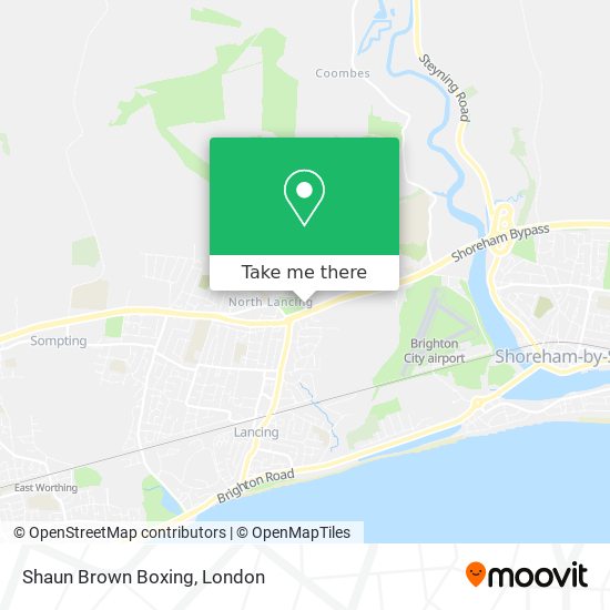 Shaun Brown Boxing map