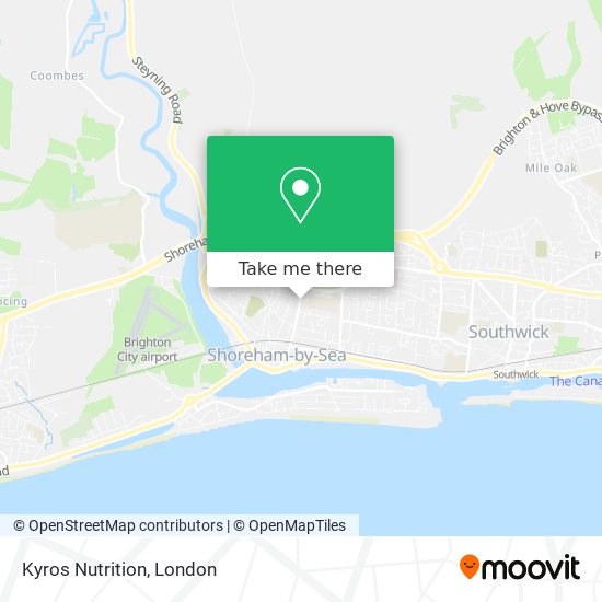Kyros Nutrition map