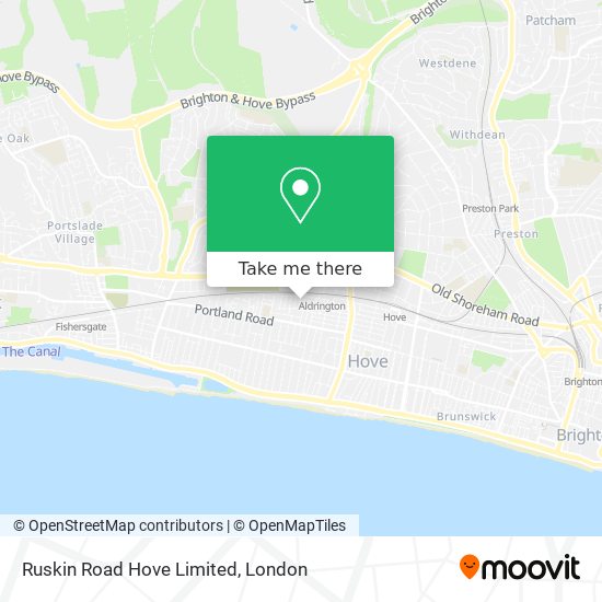 Ruskin Road Hove Limited map