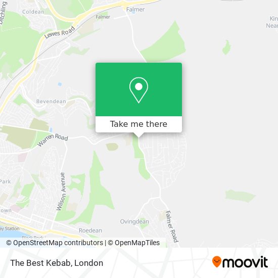 The Best Kebab map