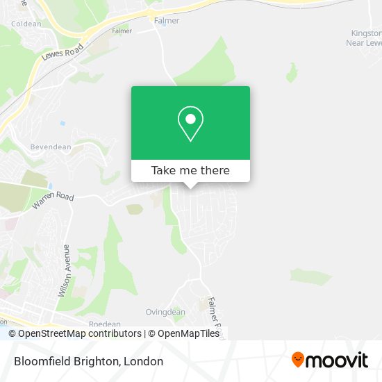 Bloomfield Brighton map