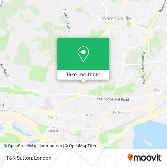 T&R Sutton map