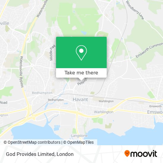 God Provides Limited map
