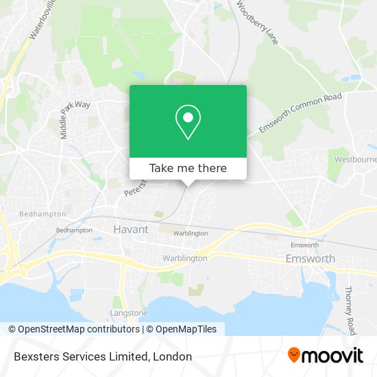 Bexsters Services Limited map