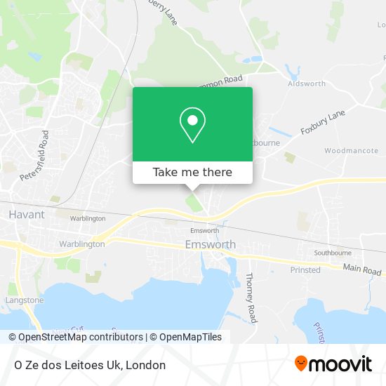 O Ze dos Leitoes Uk map