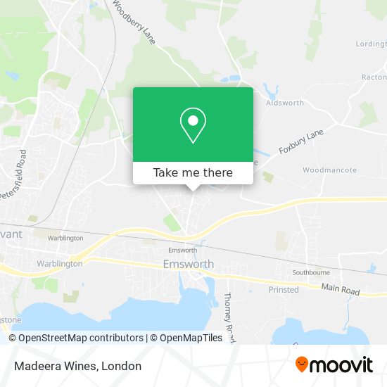 Madeera Wines map