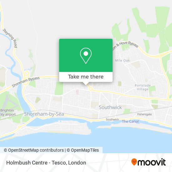Holmbush Centre - Tesco map