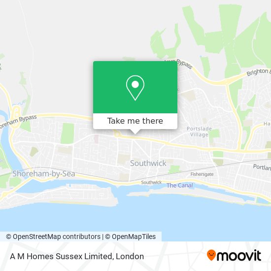 A M Homes Sussex Limited map