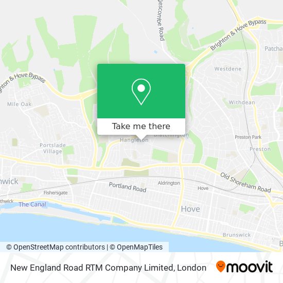 New England Road RTM Company Limited map