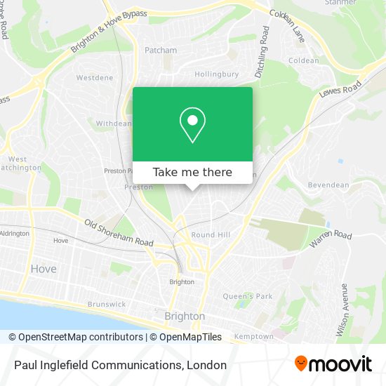 Paul Inglefield Communications map