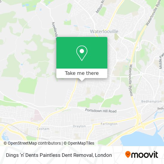 Dings 'n' Dents Paintless Dent Removal map