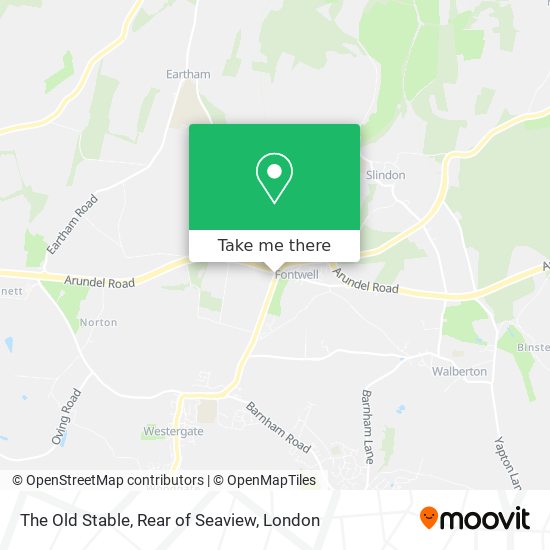 The Old Stable, Rear of Seaview map