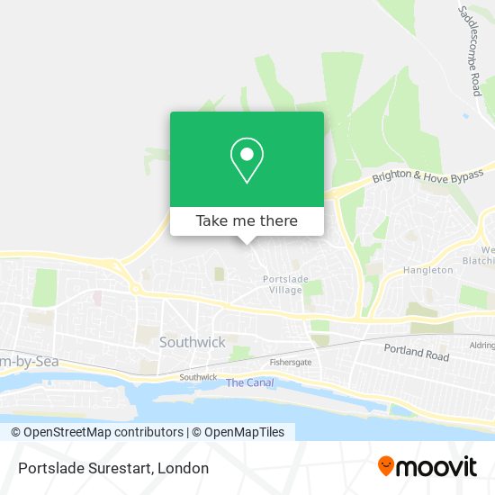 Portslade Surestart map