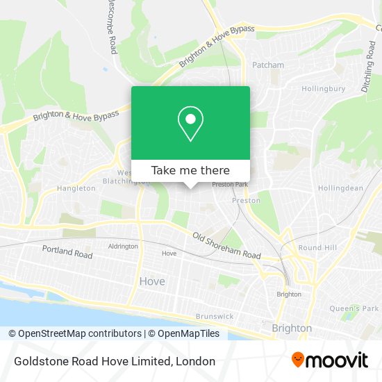 Goldstone Road Hove Limited map