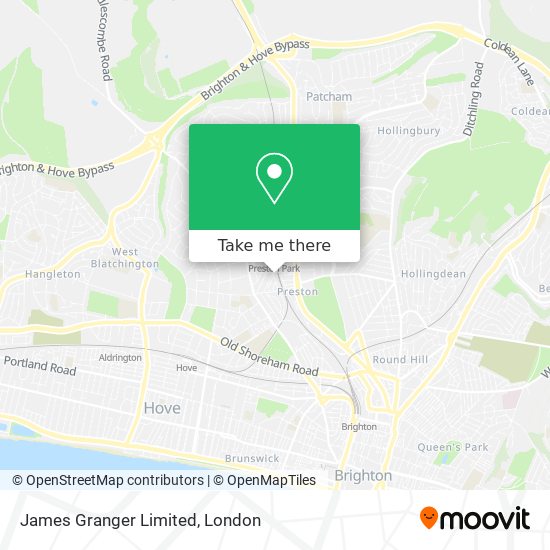 James Granger Limited map