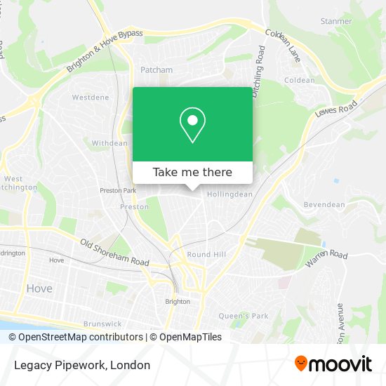 Legacy Pipework map