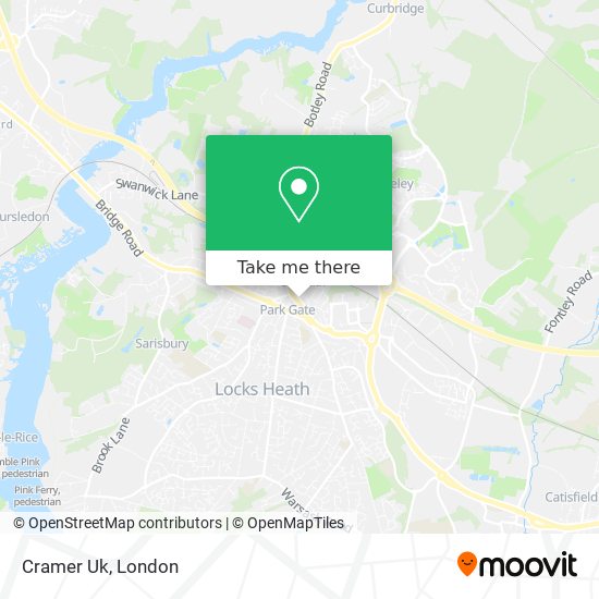 Cramer Uk map