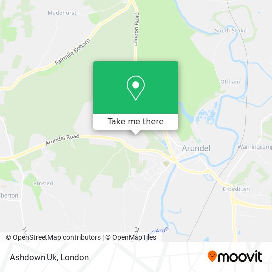 Ashdown Uk map