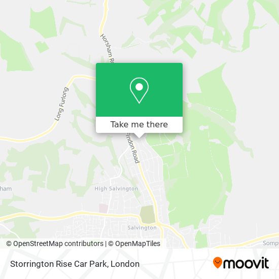 Storrington Rise Car Park map